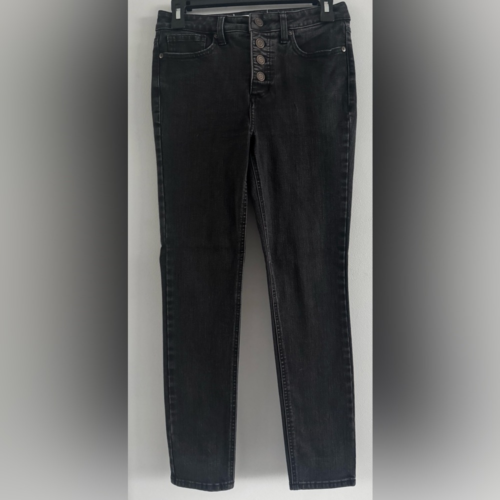 Lauren Conrad High Rise Skinny Jeans Black Size 4